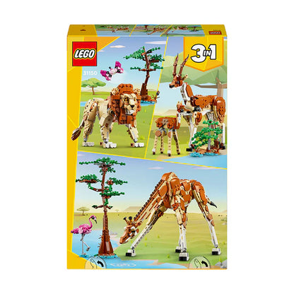 LEGO® Creator 3in1 Wild Safari Animals - 31150 - 780 Piece Building Set