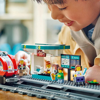 LEGO® City Downtown Tram and Station | 60423 | 811 Piece Building Set