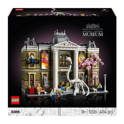 LEGO® ICONS Natural History Museum Modular Buildings Collection for Adults - 10326 - 4014 Piece Building Set