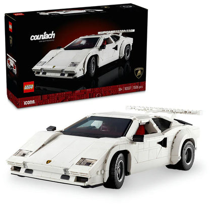 LEGO® ICONS Lamborghini Countach 5000 Quattrovalvole - 10337 - 1506 Piece Building Set