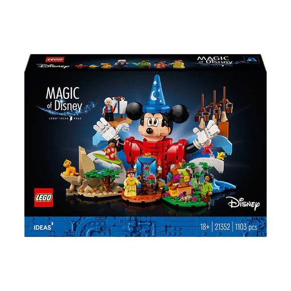 LEGO® Ideas Magic of Disney Decoration Set for Adults - 21352 - 1103 Piece Building Set