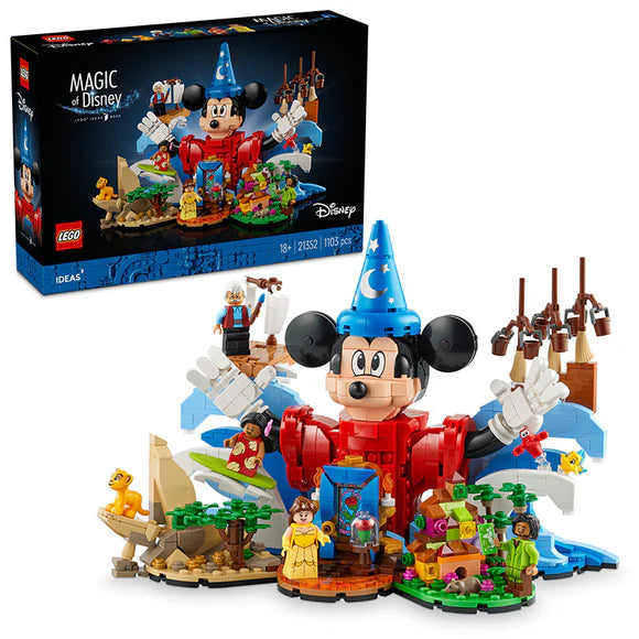 LEGO® Ideas Magic of Disney Decoration Set for Adults - 21352 - 1103 Piece Building Set
