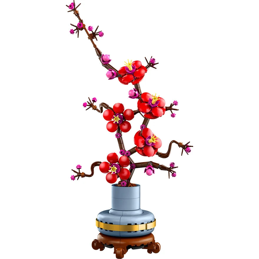 LEGO® Icons Botanicals Plum Blossom 10369 – 327-Piece Floral Building Set for Adults