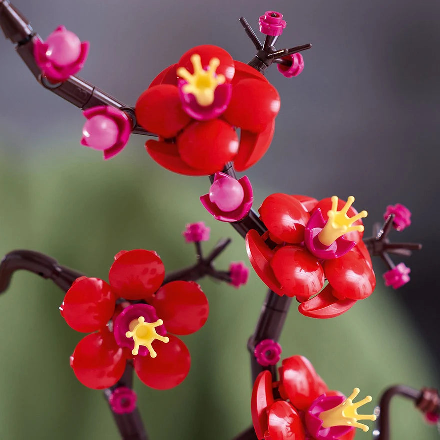 LEGO® Icons Botanicals Plum Blossom 10369 – 327-Piece Floral Building Set for Adults