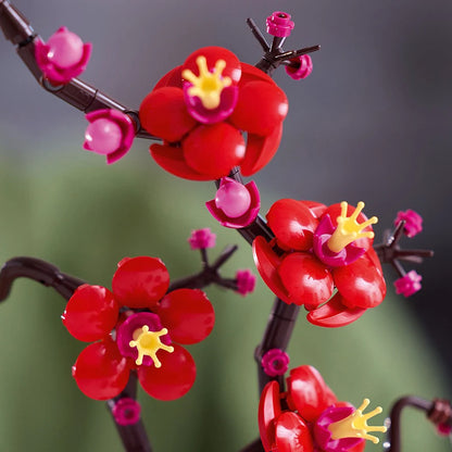 LEGO® Icons Botanicals Plum Blossom 10369 – 327-Piece Floral Building Set for Adults