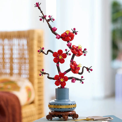 LEGO® Icons Botanicals Plum Blossom 10369 – 327-Piece Floral Building Set for Adults