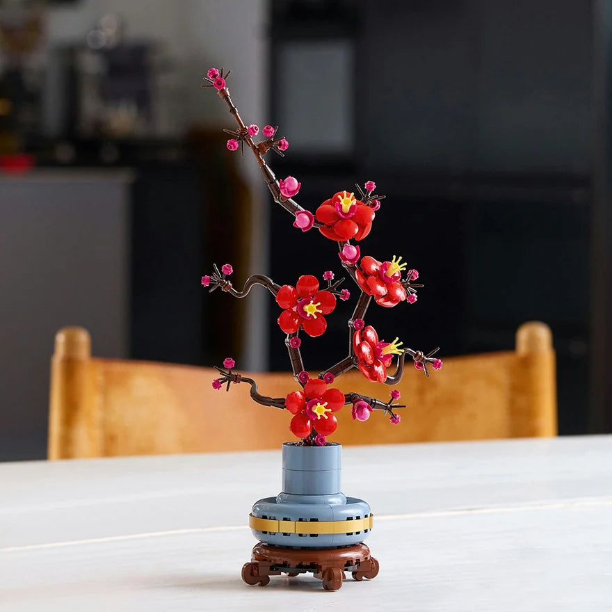 LEGO® Icons Botanicals Plum Blossom 10369 – 327-Piece Floral Building Set for Adults