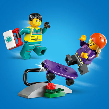 LEGO® City Emergency Ambulance Toy Truck - 60451 - 184 Piece Building Set
