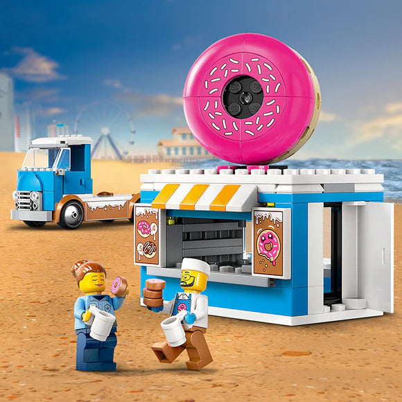 LEGO® City Doughnut Truck Playset Vendor Vehicle - 60452 - 196 Piece Building Set