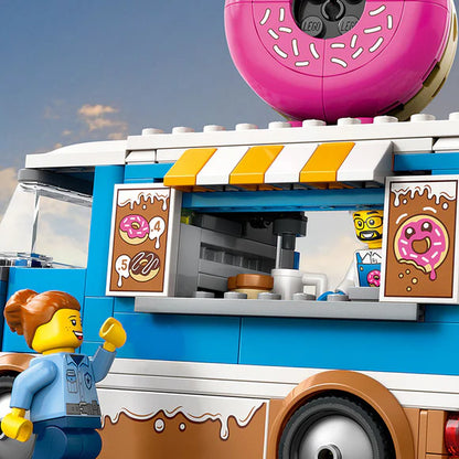 LEGO® City Doughnut Truck Playset Vendor Vehicle - 60452 - 196 Piece Building Set