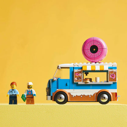LEGO® City Doughnut Truck Playset Vendor Vehicle - 60452 - 196 Piece Building Set