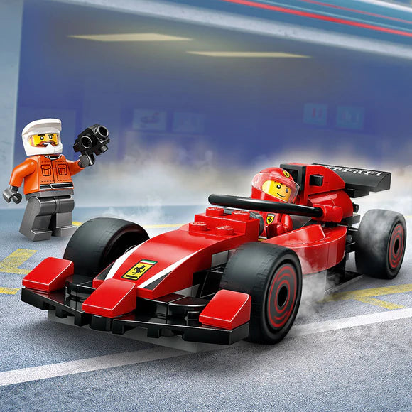 LEGO® City F1® Pit Stop & Pit Crew with Ferrari Car Toy - 60443 - 322 Piece Building Set