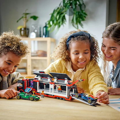 LEGO® City F1® Truck with RB20 & AMR24 F1® Cars Toy Racing Transporter Set - 60445 - 1086 Piece Building Set