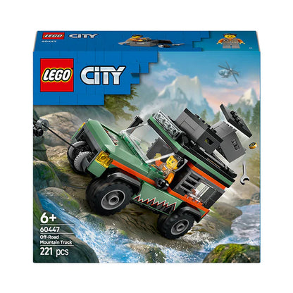 LEGO® City Off-Road 4x4 Mountain Truck, Toy Vehicle Set - 60447 - 221 Piece Building Set