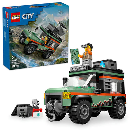 LEGO® City Off-Road 4x4 Mountain Truck, Toy Vehicle Set - 60447 - 221 Piece Building Set