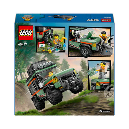 LEGO® City Off-Road 4x4 Mountain Truck, Toy Vehicle Set - 60447 - 221 Piece Building Set
