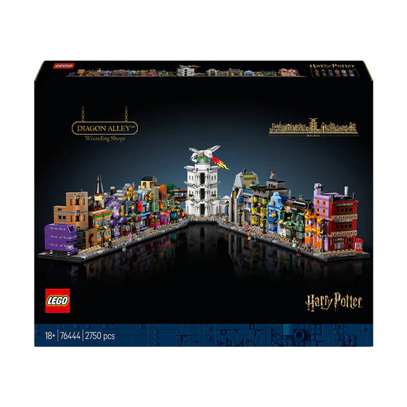 LEGO® Harry Potter™ Diagon Alley Wizarding Shops Set - 76444 - 2750 Piece Building Set