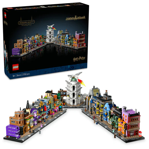 LEGO® Harry Potter™ Diagon Alley Wizarding Shops Set - 76444 - 2750 Piece Building Set