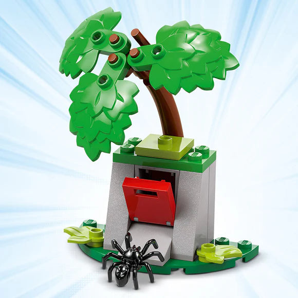 LEGO® Marvel Spidey and his Amazing Friends Spin and Electro Dinosaur Vehicle Chase - 11198 - 124 Piece Building Set