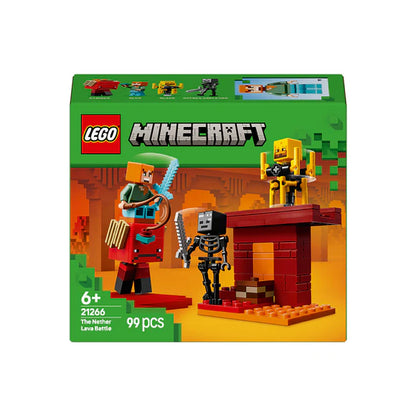 LEGO® Minecraft® The Nether Lava Battle 21266 – 99 Piece Building Set