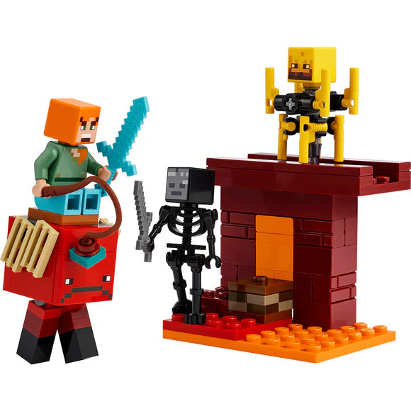 LEGO® Minecraft® The Nether Lava Battle 21266 – 99 Piece Building Set