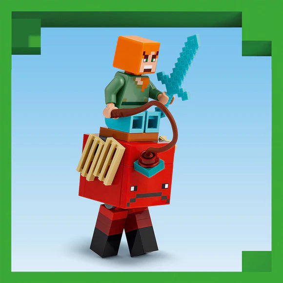LEGO® Minecraft® The Nether Lava Battle 21266 – 99 Piece Building Set