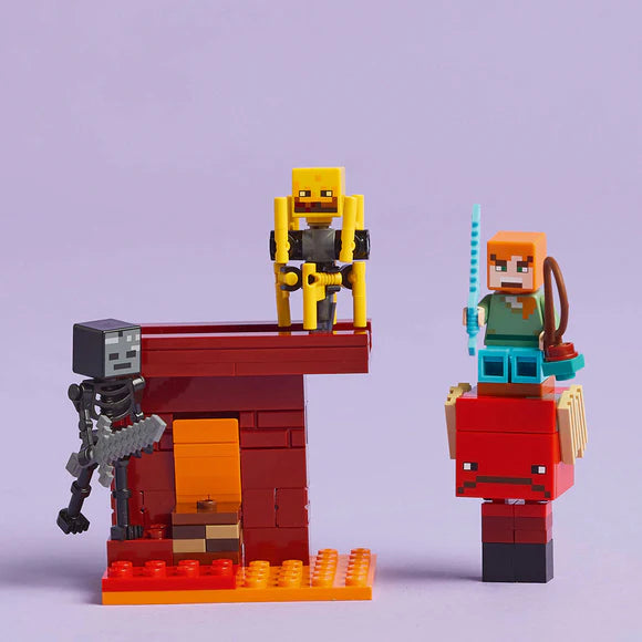 LEGO® Minecraft® The Nether Lava Battle 21266 – 99 Piece Building Set