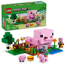 LEGO® Minecraft® The Baby Pig House with Animal Toys - 21268 - 238 Piece Building Set