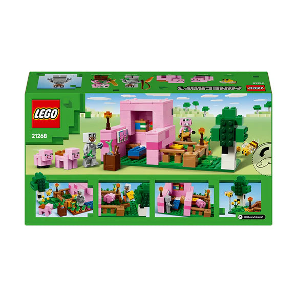 LEGO® Minecraft® The Baby Pig House with Animal Toys - 21268 - 238 Piece Building Set