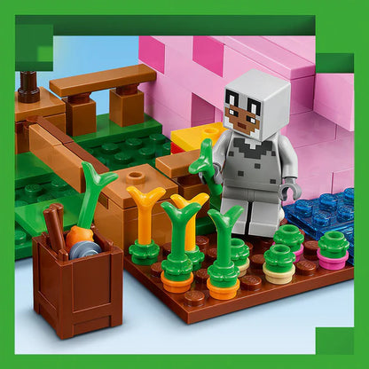 LEGO® Minecraft® The Baby Pig House with Animal Toys - 21268 - 238 Piece Building Set