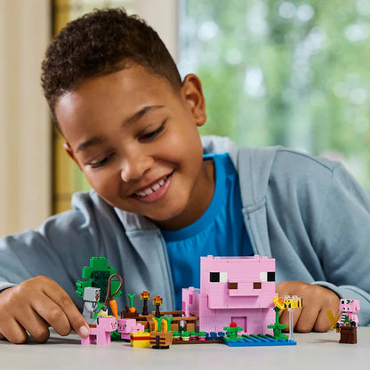 LEGO® Minecraft® The Baby Pig House with Animal Toys - 21268 - 238 Piece Building Set