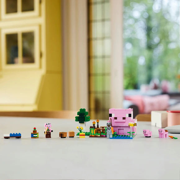 LEGO® Minecraft® The Baby Pig House with Animal Toys - 21268 - 238 Piece Building Set