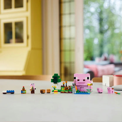 LEGO® Minecraft® The Baby Pig House with Animal Toys - 21268 - 238 Piece Building Set