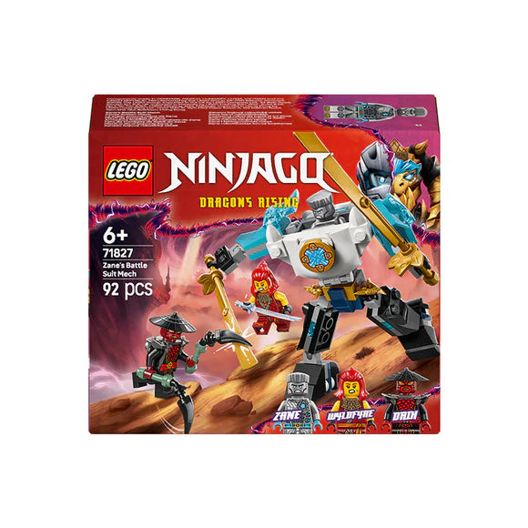 LEGO® NINJAGO® Zane’s Battle Suit Mech Ninja - 71827 - 92 Piece Building Set