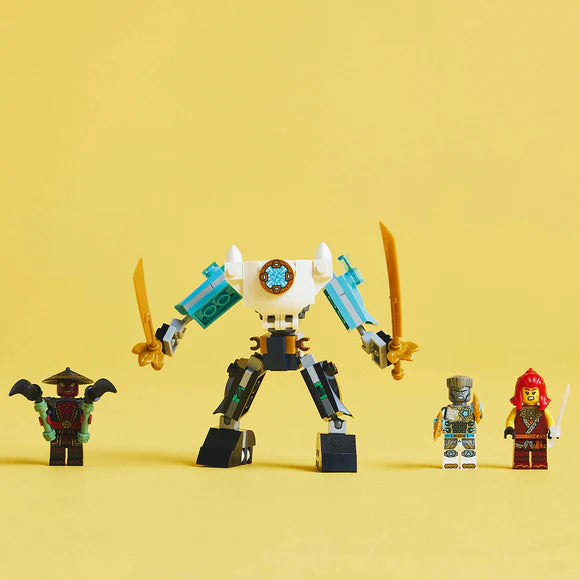 LEGO® NINJAGO® Zane’s Battle Suit Mech Ninja - 71827 - 92 Piece Building Set