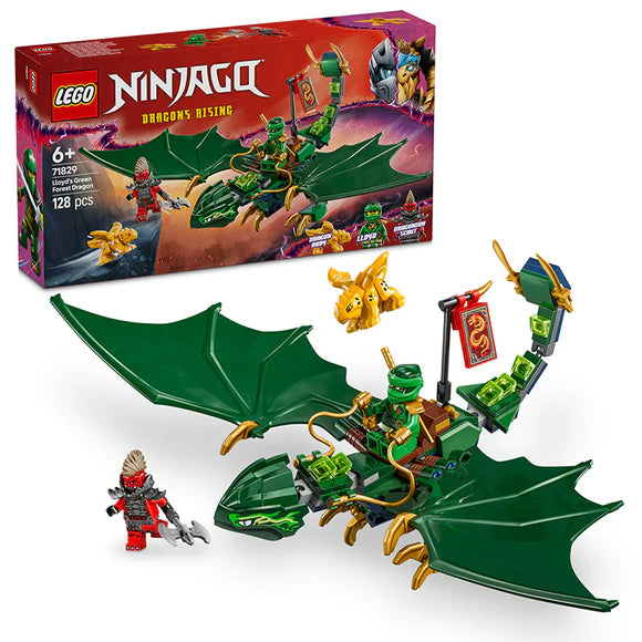 LEGO® NINJAGO® Lloyd’s Green Forest Dragon - 71829 - 130 Piece Building Set