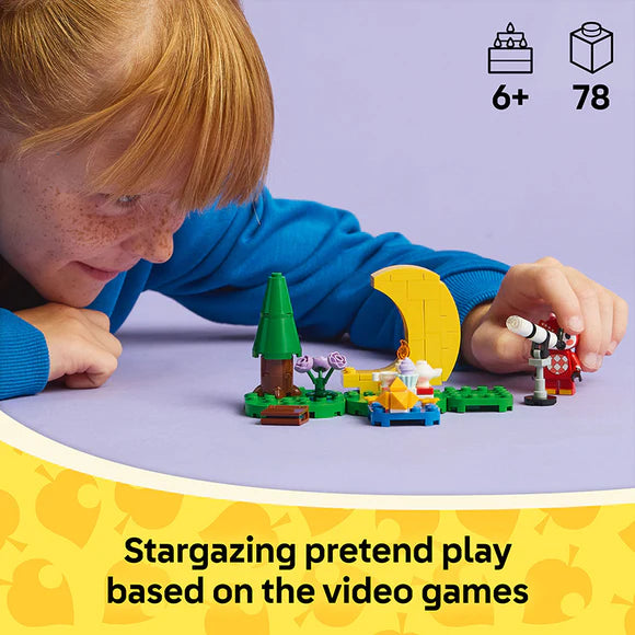 LEGO® Animal Crossing™ Stargazing with Celeste - 77053 - 78 Piece Building Set