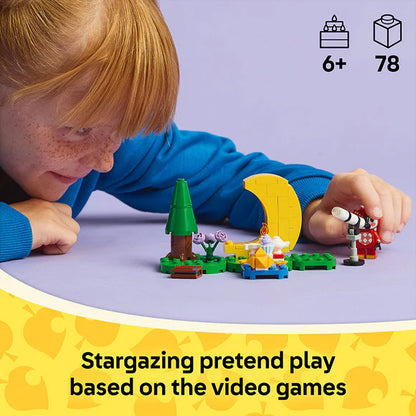 LEGO® Animal Crossing™ Stargazing with Celeste - 77053 - 78 Piece Building Set