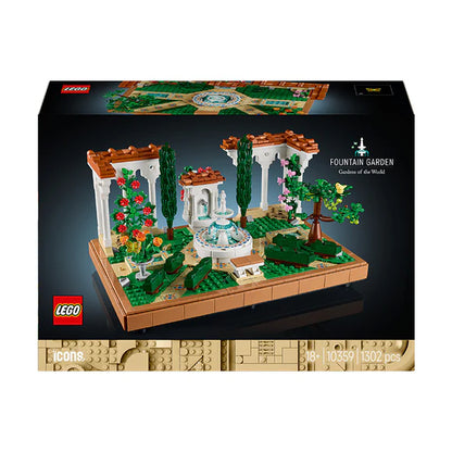 LEGO® ICONS Fountain Garden Home Decor Set for Adults - 10359 - 1302 Piece Building Set