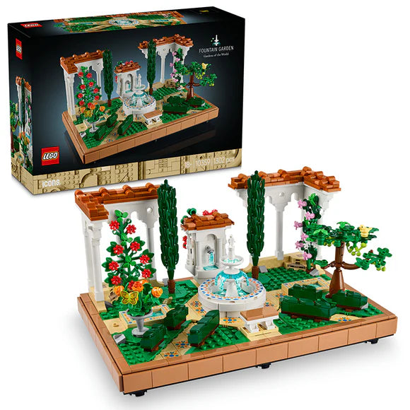 LEGO® ICONS Fountain Garden Home Decor Set for Adults - 10359 - 1302 Piece Building Set