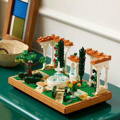 LEGO® ICONS Fountain Garden Home Decor Set for Adults - 10359 - 1302 Piece Building Set
