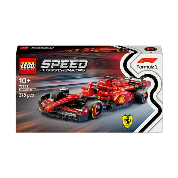 LEGO® Speed Champions Ferrari SF-24 F1® Race Car Driver Set - 77242 - 275 Piece Building Set