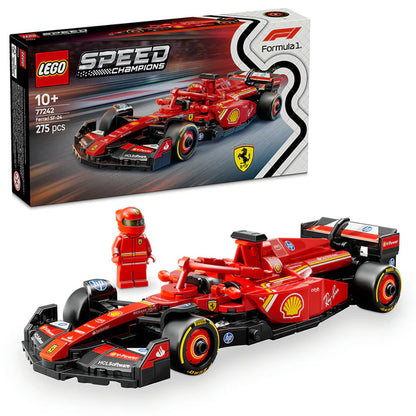 LEGO® Speed Champions Ferrari SF-24 F1® Race Car Driver Set - 77242 - 275 Piece Building Set