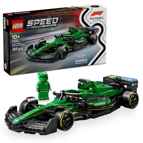 LEGO® Speed Champions Aston Martin Aramco F1® AMR24 Race Car - 77245 - 269 Piece Building Set