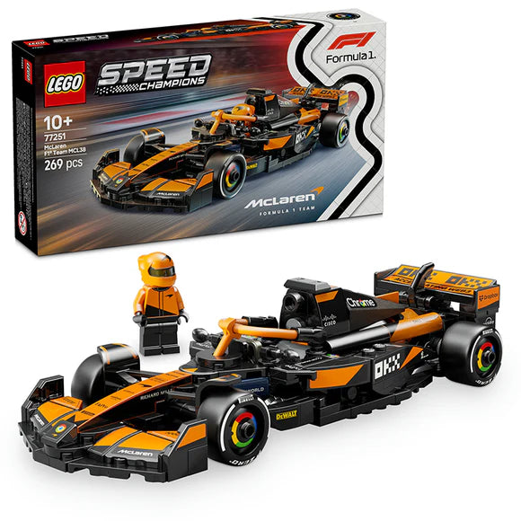 LEGO® Speed Champions McLaren F1® Team MCL38 Race Car - 77251 - 269 Piece Building Set