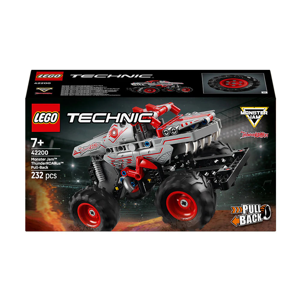 LEGO® Technic™ Monster Jam™ ThunderROARus™ Pull-Back - 42200 - 232 Piece Building Set