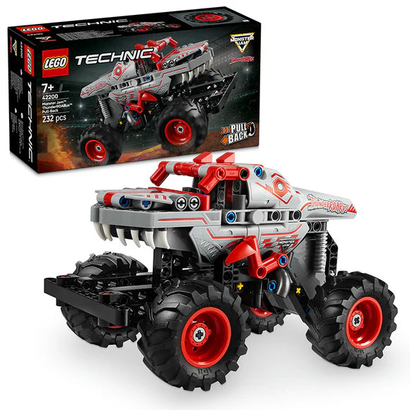 LEGO® Technic™ Monster Jam™ ThunderROARus™ Pull-Back - 42200 - 232 Piece Building Set
