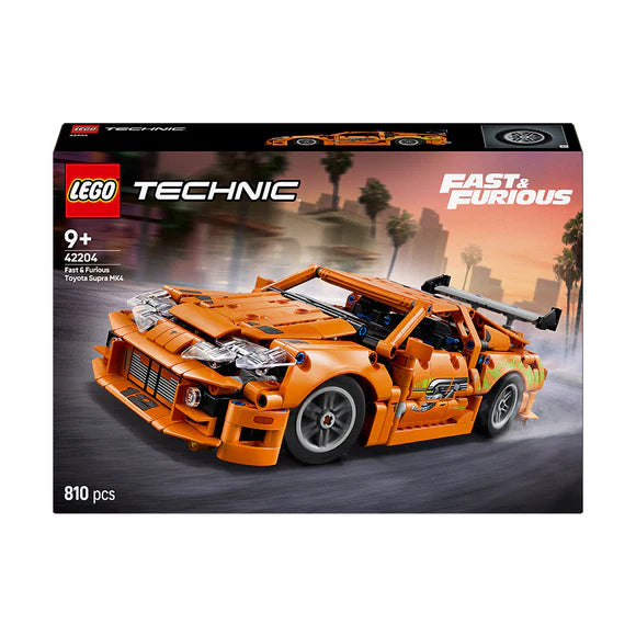 LEGO® Technic Fast and Furious Toyota Supra MK4 - 42204 - 810 Piece Building Set