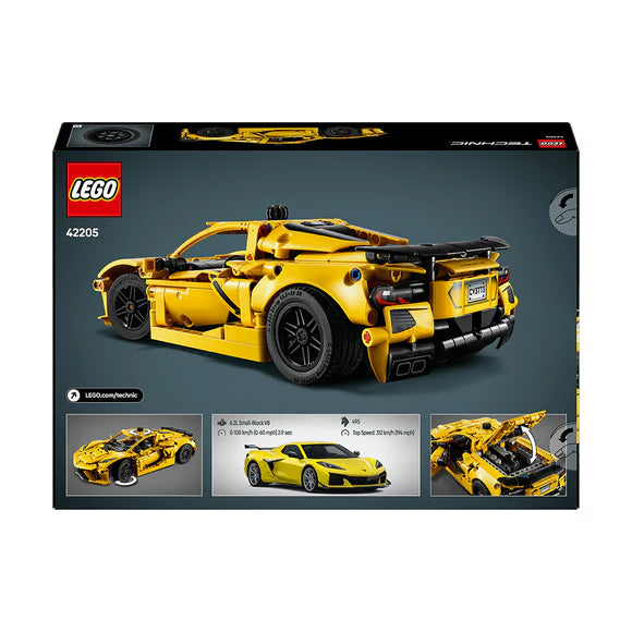 LEGO® Technic Chevrolet Corvette Stingray Yellow - 42205 - 732 Piece Building Set