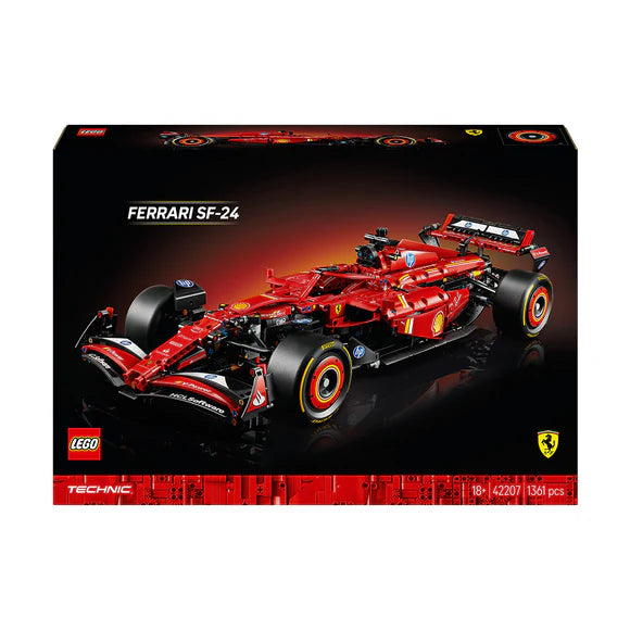 LEGO® Technic™ Ferrari SF-24 F1 Car — 42207 — 1361 Piece Building Set
